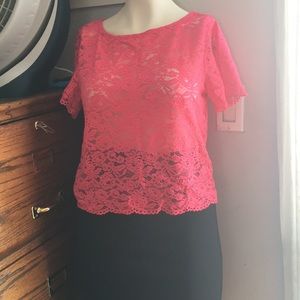 💕BEBE LACE  CROP TOP 💕
